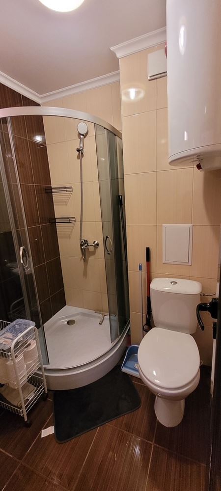 Útulné studio s mořskou atmosférou v prestižním komplexu u pláže v Elenite