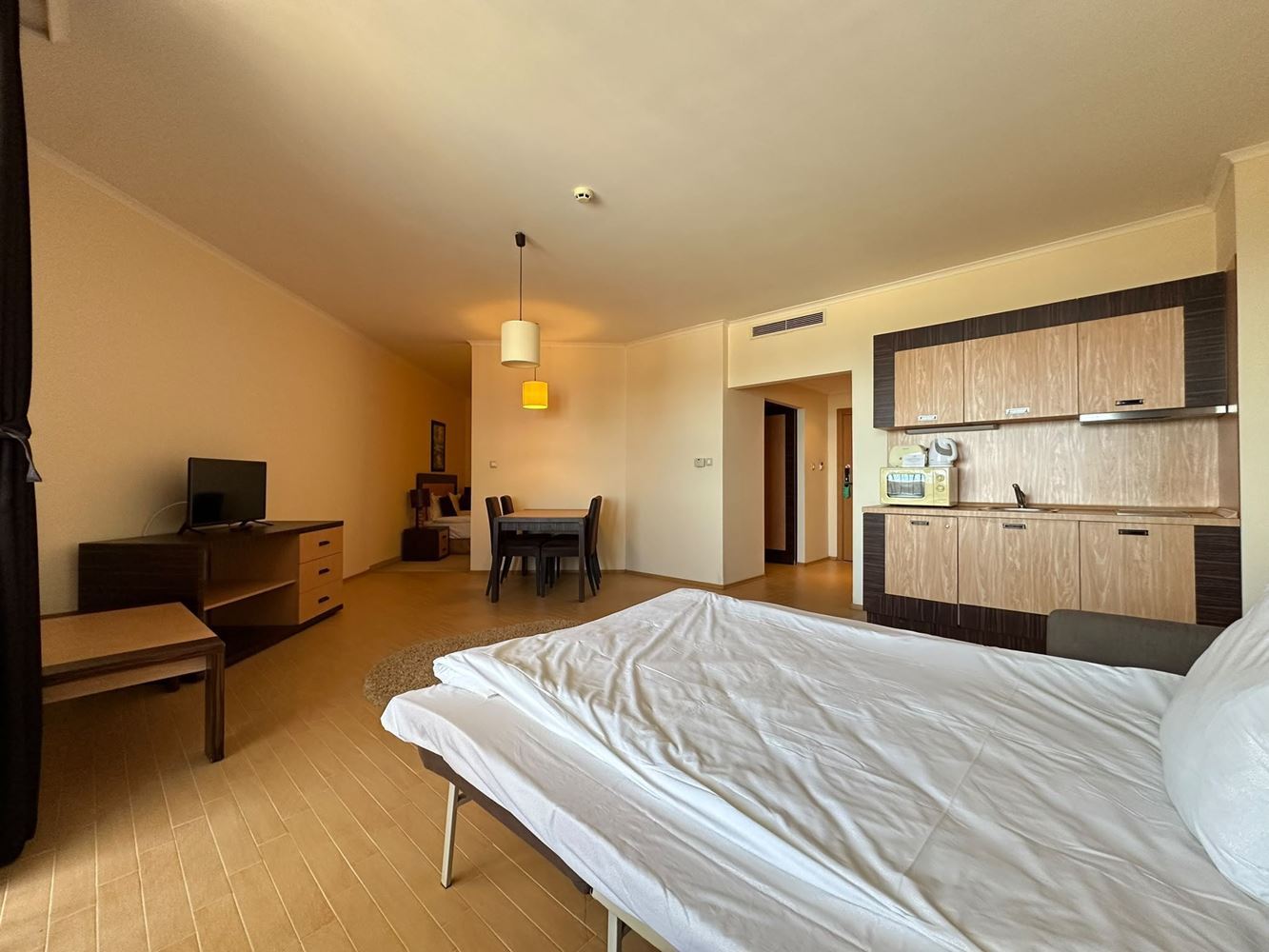 Apartmán s působivým panoramatickým výhledem na moře v první linii v Sunny Beach