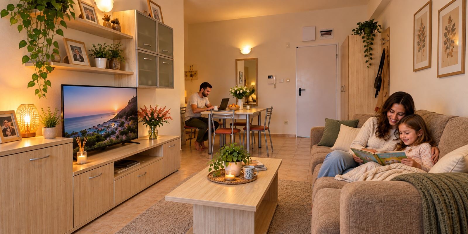 Apartmán se dvěma ložnicemi ve Sveti Vlas – komfort, klid a výborná lokalita