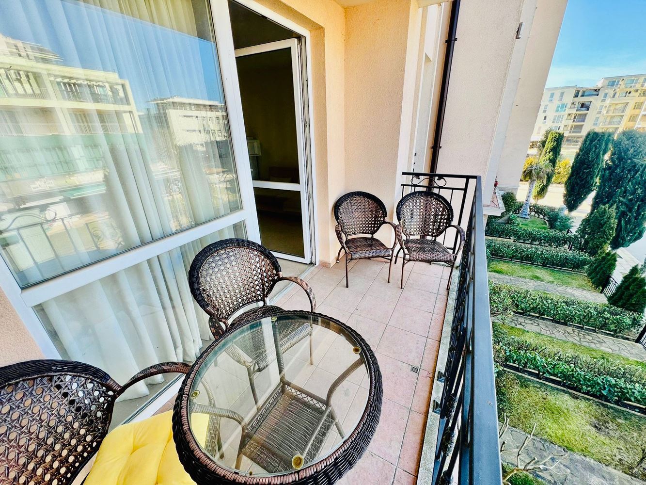 Plně zařízené studio v Sunny Beach – pohodlí, klid a vynikající vybavení