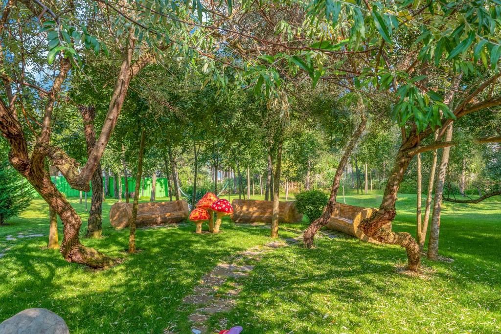 Apartmán s jednou ložnicí s výhledem na park a bazén v prestižním komplexu na Slunečném pobřeží