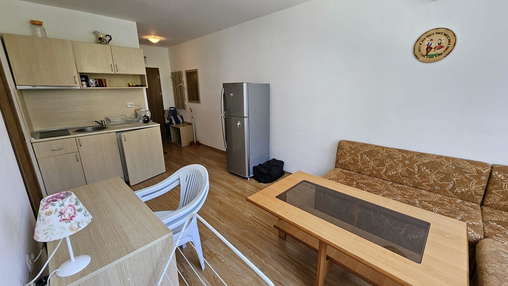 Útulný apartmán s jednou ložnicí v moderním komplexu, 500 metrů od pláže na Slunečném pobřeží