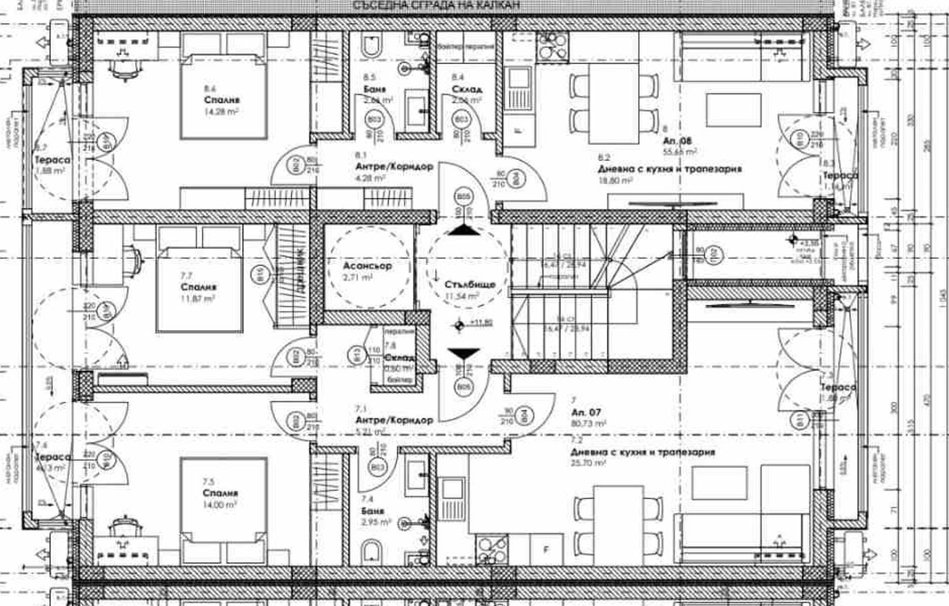 Funkční byt s jednou ložnicí a dvěma terasami v novostavbě – výborná lokalita v Meden Rudnik, zóna B