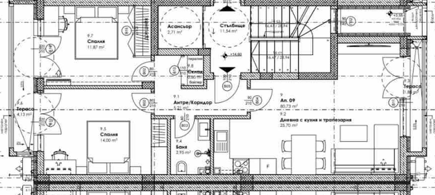 Dům s charakterem a perspektivou – byt se dvěma ložnicemi v moderní budově v Meden Rudnik, zóna B