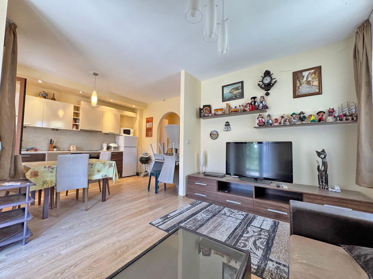 Apartmán s jednou ložnicí v první linii v prémiovém komplexu ve Sveti Vlas