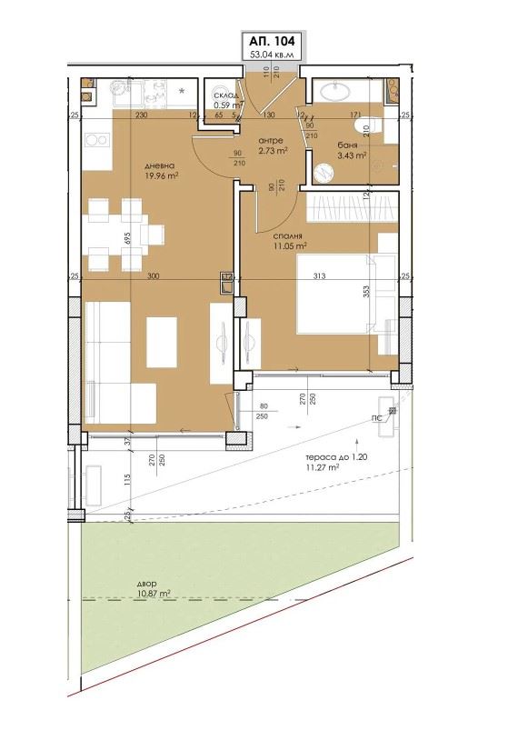 Nový apartmán s jednou ložnicí a vlastní zahrádkou – moderní bydlení podle vašeho stylu