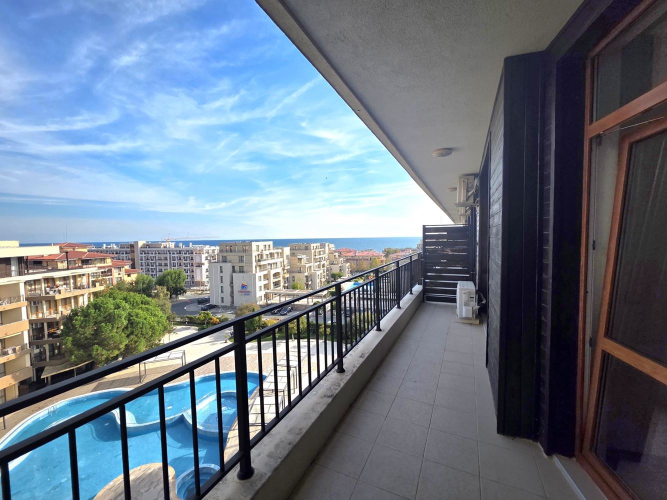 Nový apartmán s jednou ložnicí a panoramatickým výhledem na moře ve Sveti Vlas
