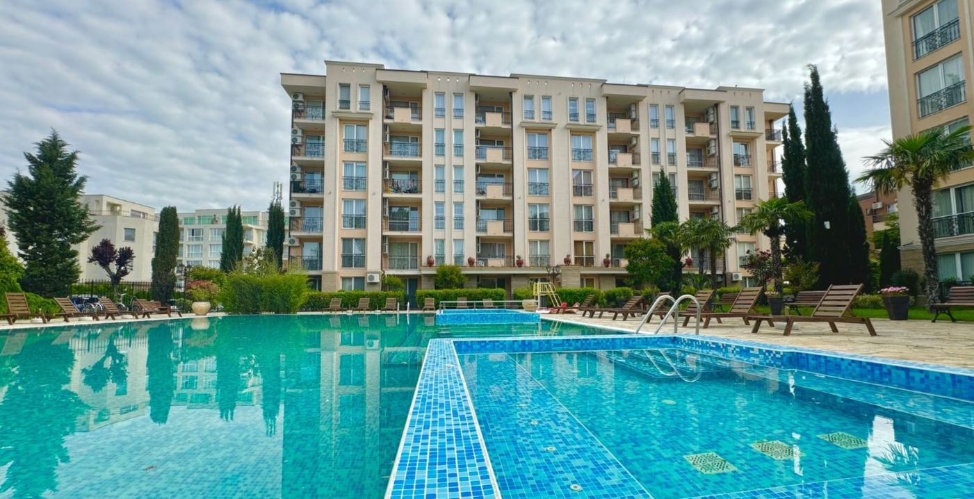 Plně zařízené studio v Sunny Beach – pohodlí, klid a vynikající vybavení