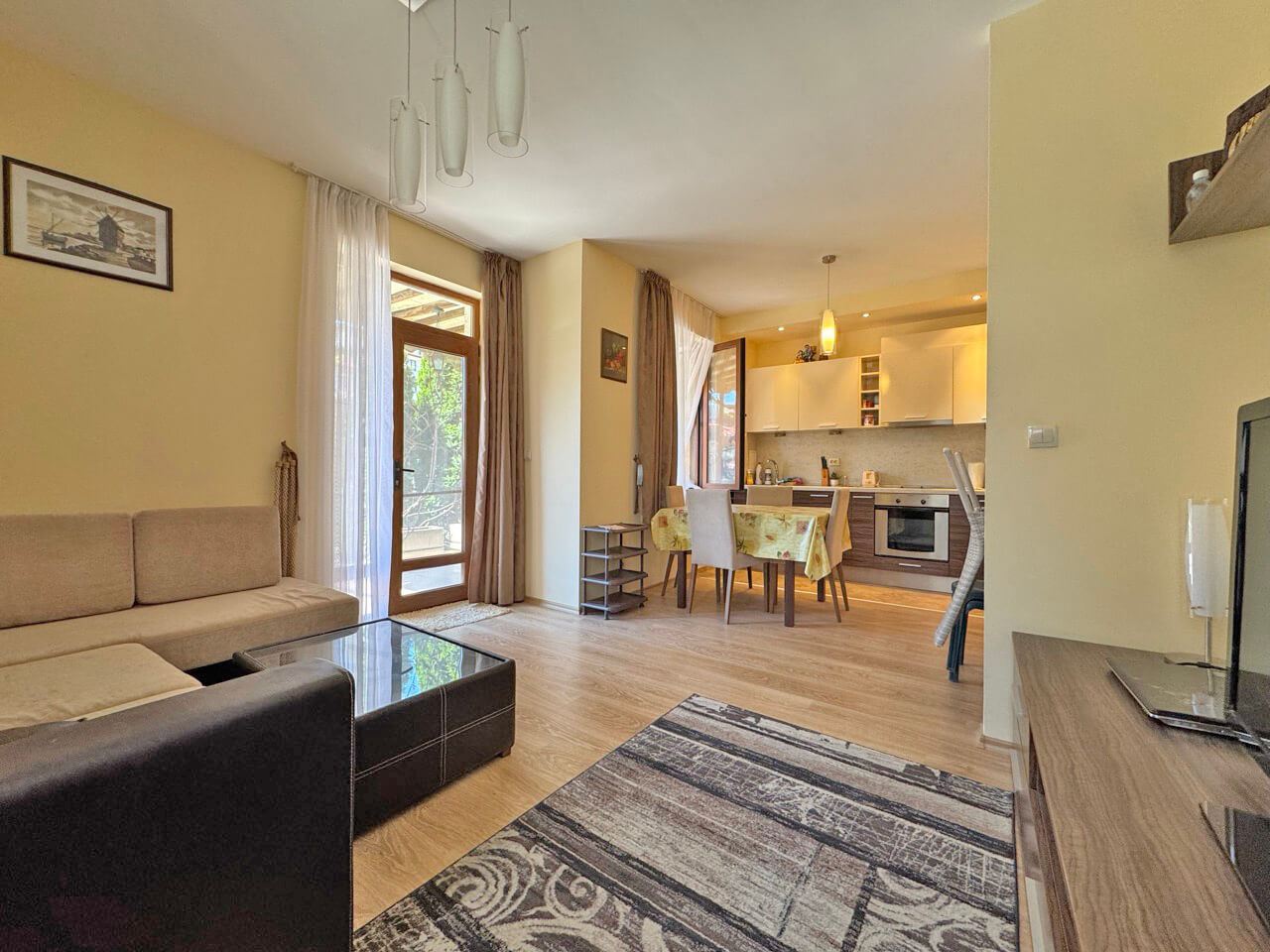 Apartmán s jednou ložnicí v první linii v prémiovém komplexu ve Sveti Vlas