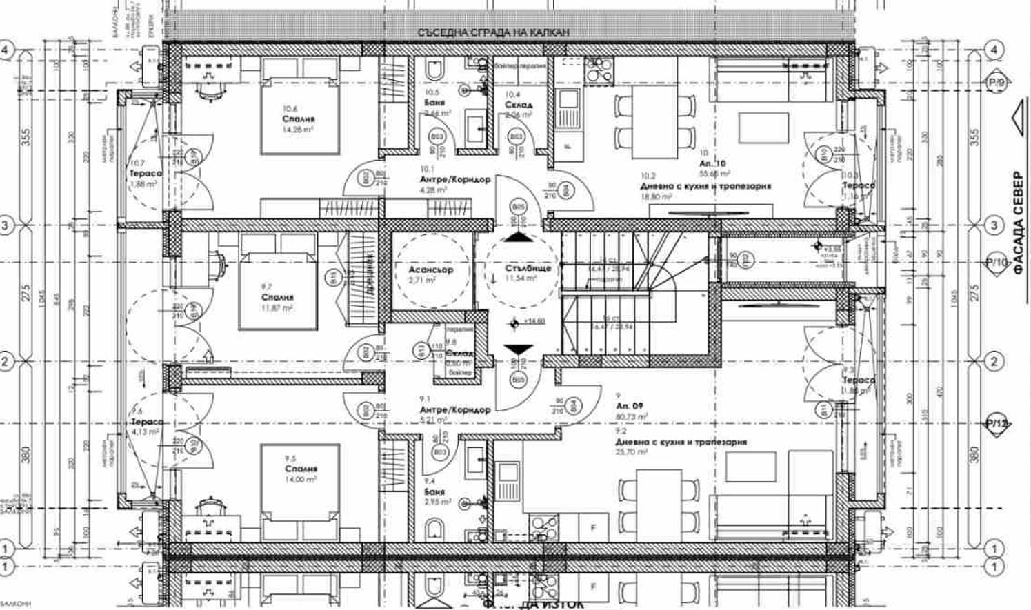 Panoramatický byt s jednou ložnicí v moderní butikové budově – investice do budoucnosti v Meden Rudnik, zóna B