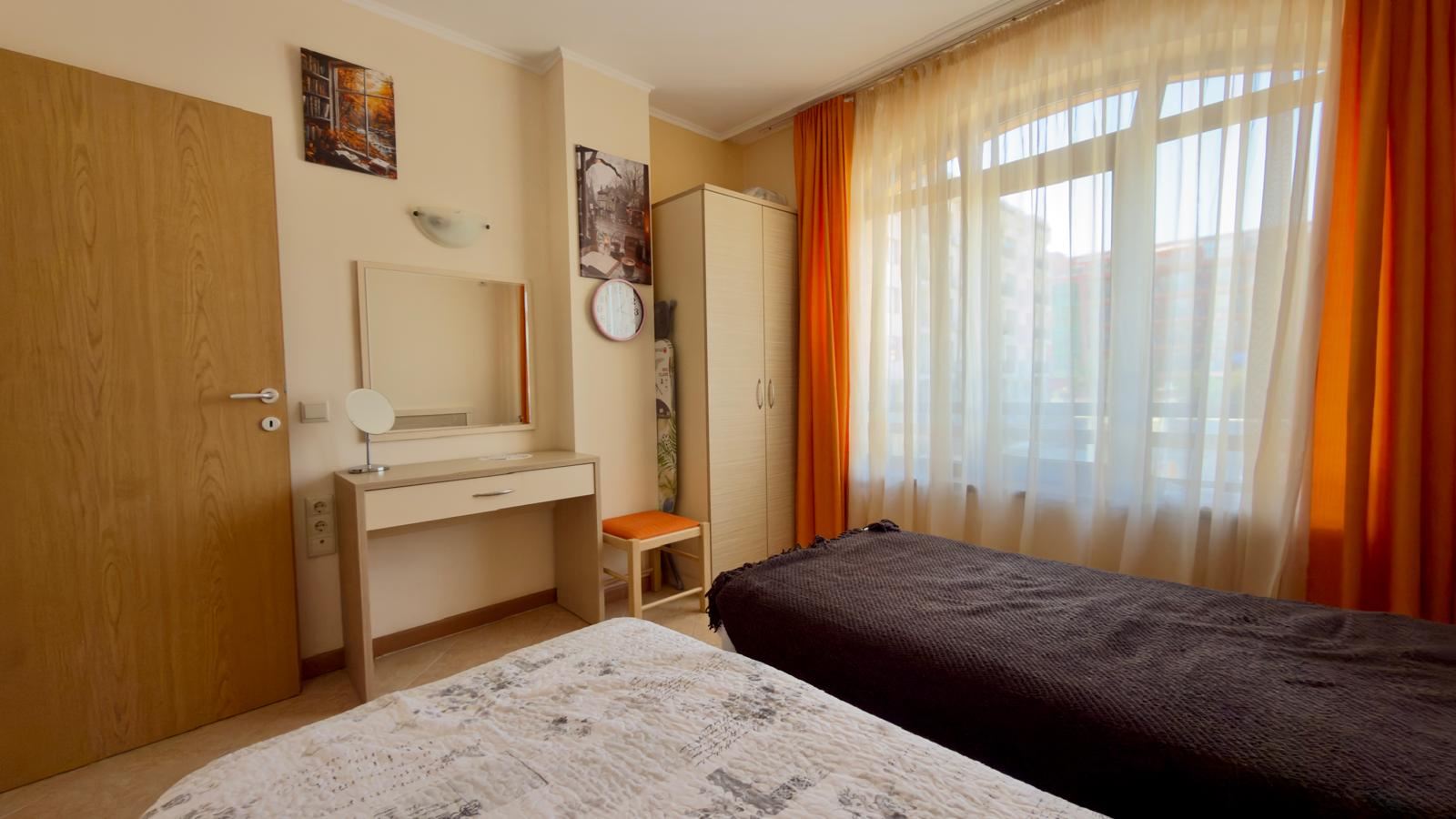 Prostorný apartmán se dvěma ložnicemi v luxusním komplexu v Slunečném pobřeží