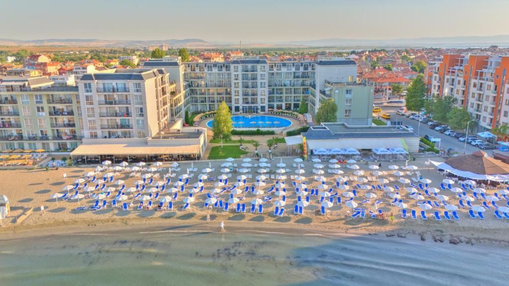 Krásné studio v první linii u moře v Pomorie s výhledem na moře – útulnost, komfort a prestižní lokalita