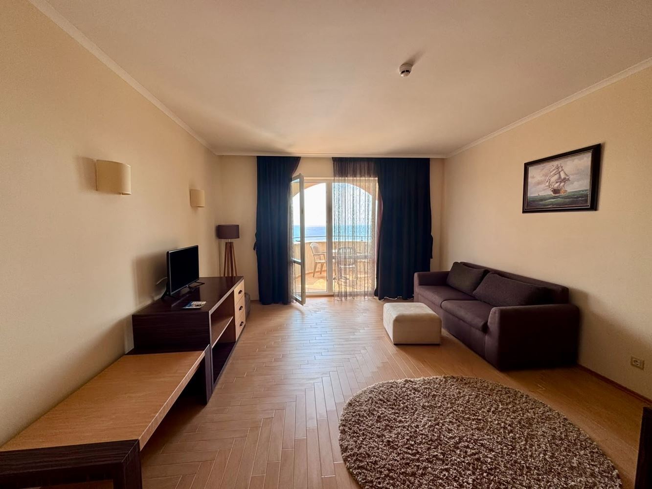 Apartmán s jednou ložnicí v první linii s panoramatickým výhledem na moře na Slunečném pobřeží