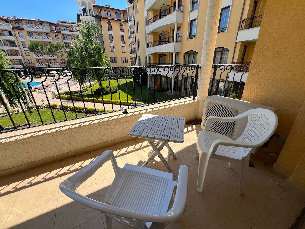 Komfort, bezpečnost a prvotřídní vybavení – elegantní apartmán s jednou ložnicí v Sunny Beach