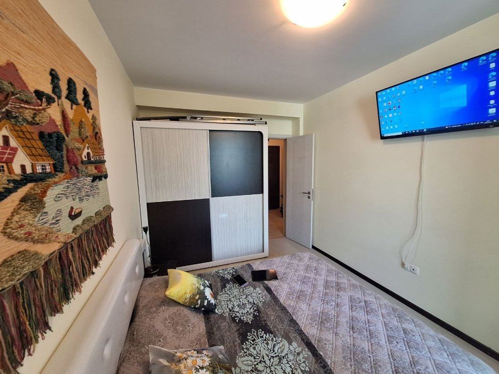 Světlý 2pokojový apartmán v komplexu v Ravdě – blízko moře a centrální infrastruktury