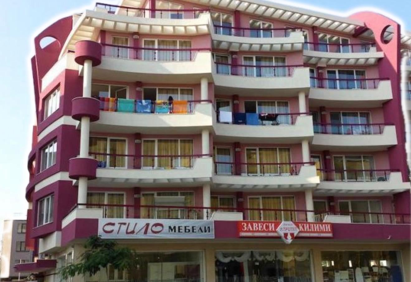 Apartmán s jednou ložnicí v Nesebaru s vybavením a vynikajícím zázemím v komplexu
