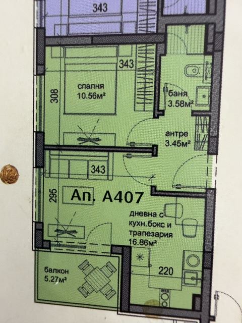 Nový apartmán s jednou ložnicí a prostorným balkonem v moderním komplexu v Ravdě
