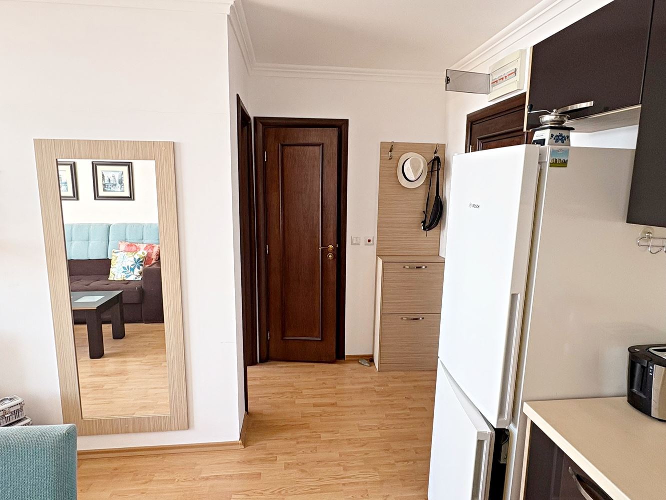Luxusní apartmán s jednou ložnicí s panoramatickým výhledem na moře v první linii ve Sveti Vlas
