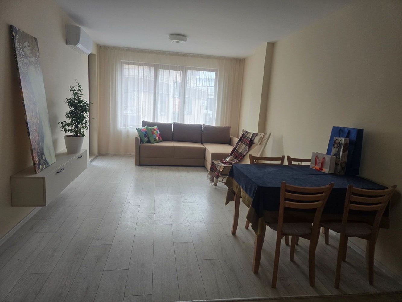 Zcela nový apartmán s jednou ložnicí v Pomorie bez poplatku za údržbu – připravený k nastěhování