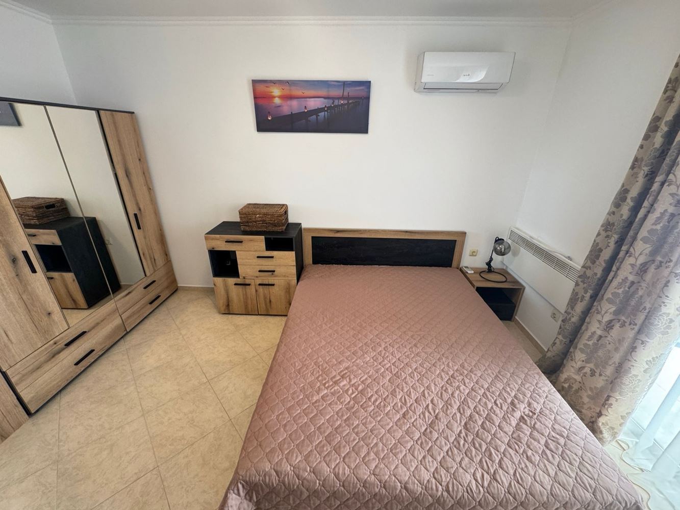 Apartmán s jednou ložnicí v uzavřeném komplexu v Aheloji – plně zařízený a připravený k nastěhování