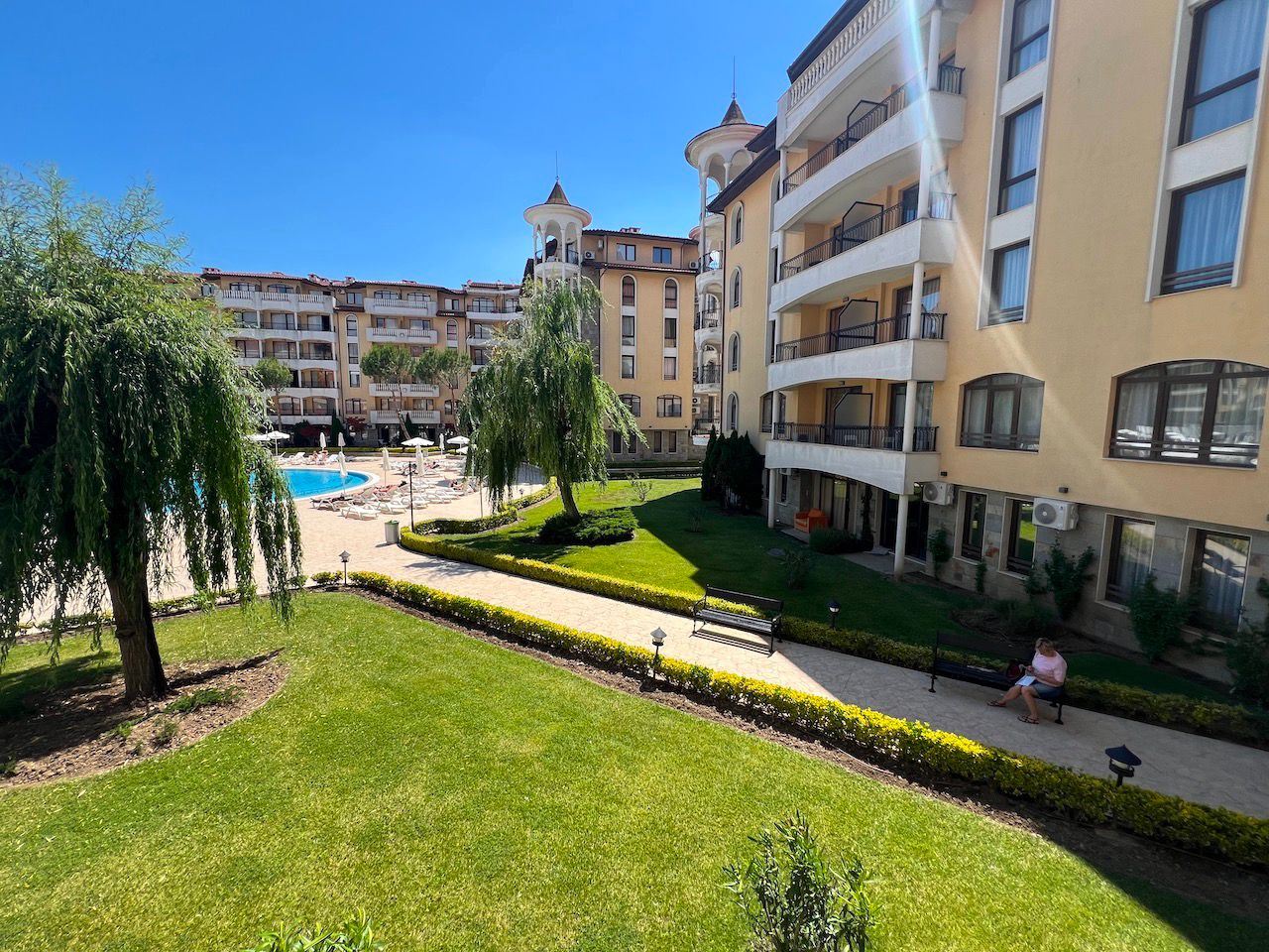 Komfort, bezpečnost a prvotřídní vybavení – elegantní apartmán s jednou ložnicí v Sunny Beach