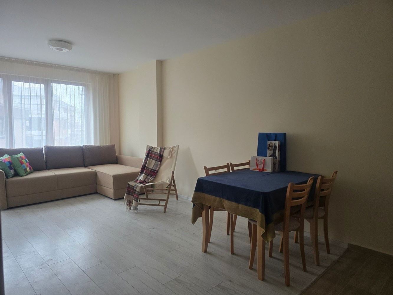 Zcela nový apartmán s jednou ložnicí v Pomorie bez poplatku za údržbu – připravený k nastěhování