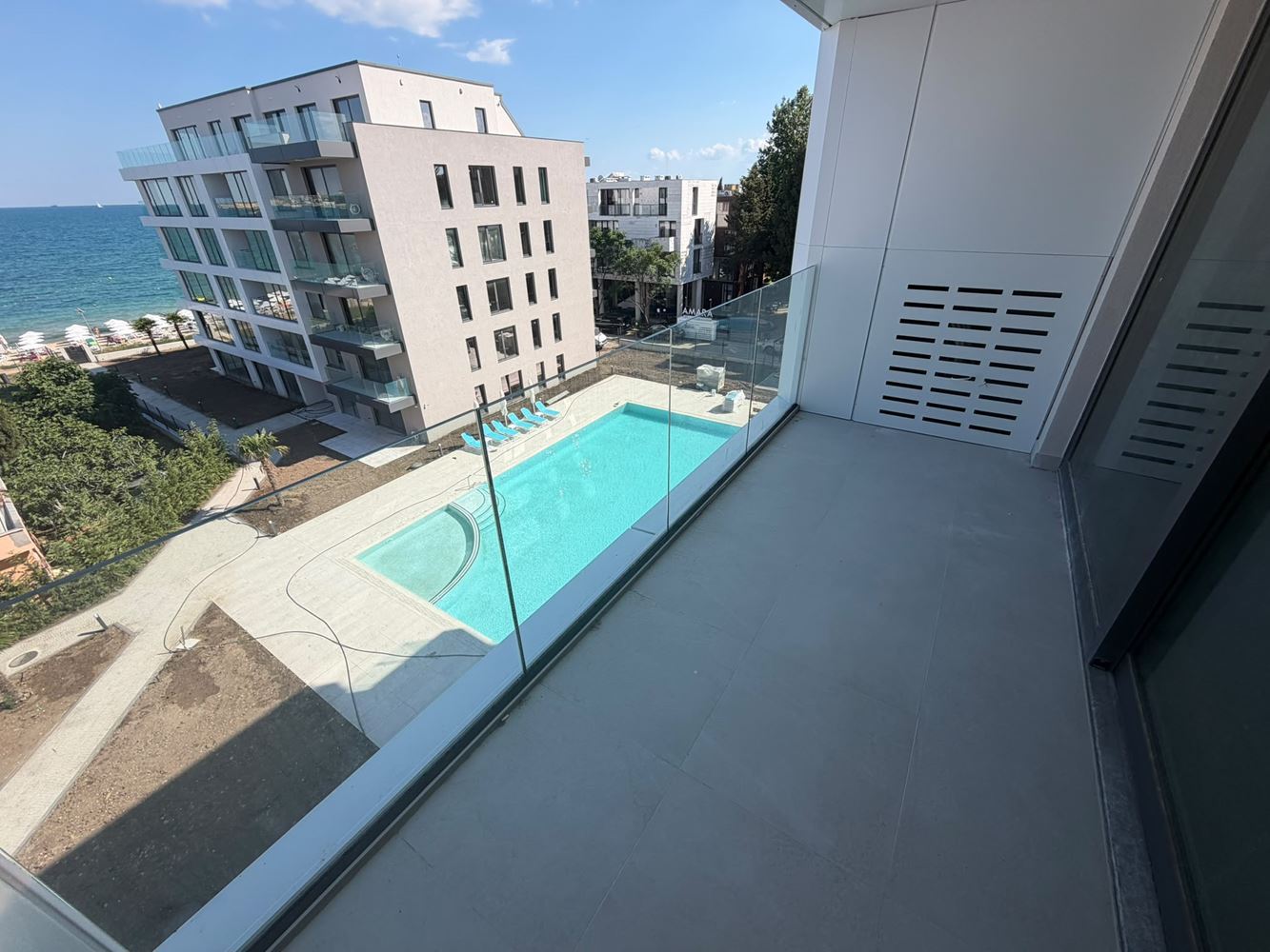 Apartmán s jednou ložnicí s přímým panoramatickým výhledem na moře v Ravdě – prvotřídní komfort a výhled z každého obytného pokoje
