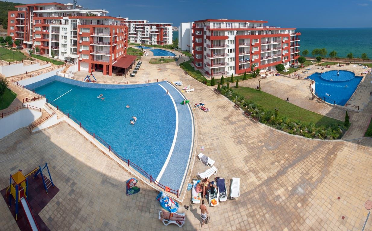Absolutně první linie v Sveti Vlas! Prostorný apartmán s jednou ložnicí a nádherným výhledem na moře