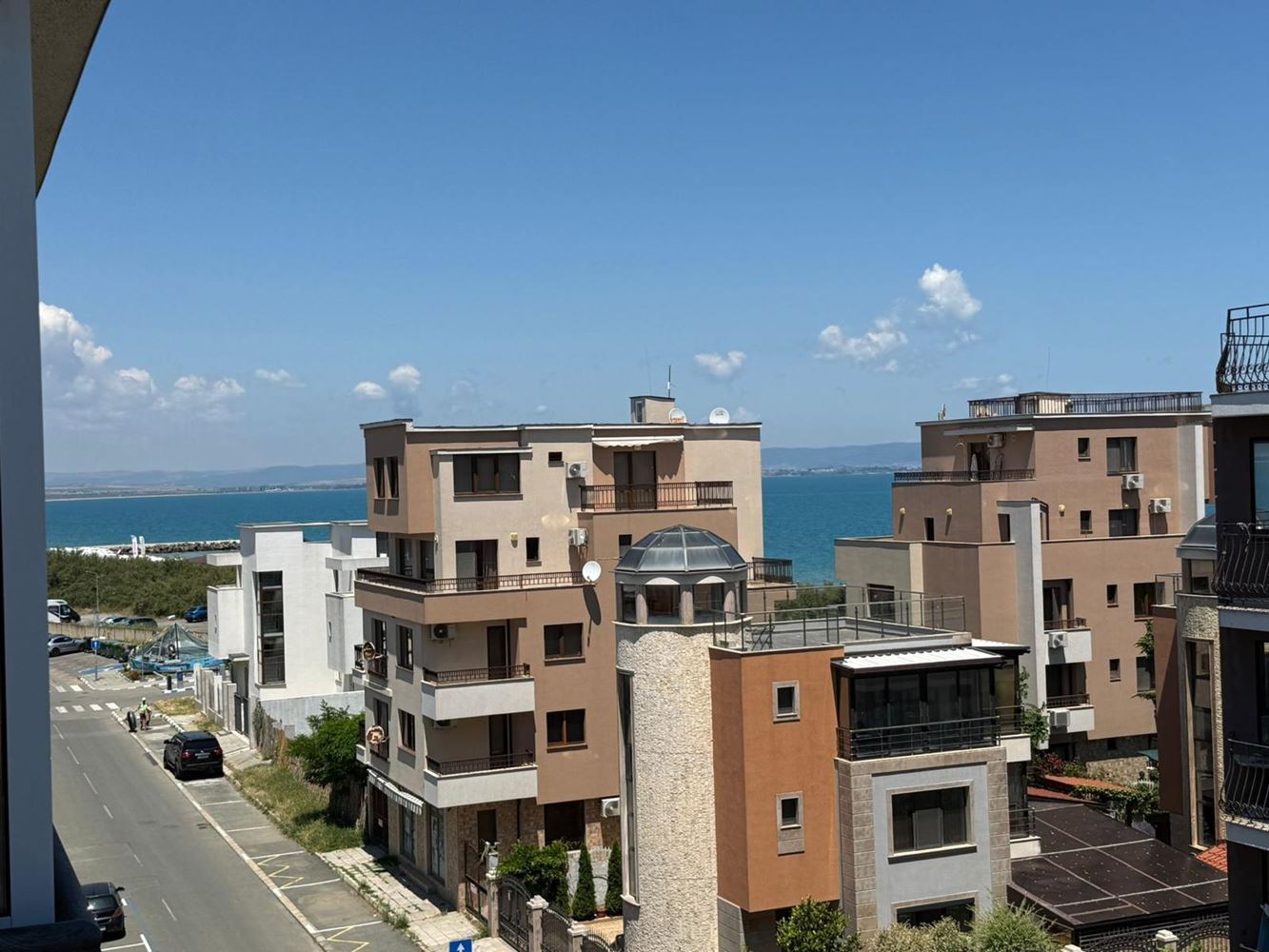 Apartmán s jednou ložnicí s výhledem na moře ve Starém městě Pomorie