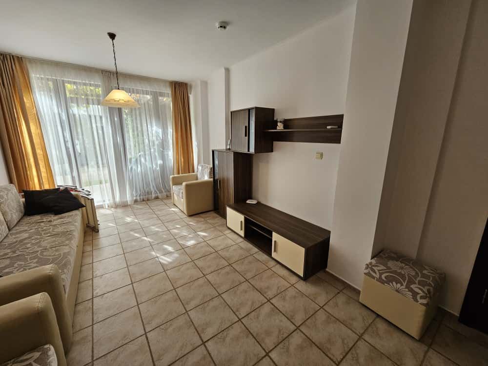 Apartmán s jednou ložnicí se zahradou a verandou v eko-komplexu u Slunečného pobřeží