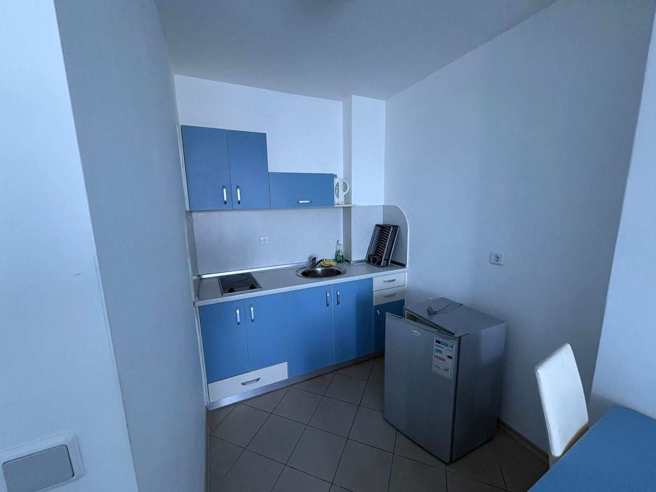 Prostorný dvoupokojový apartmán na první linii moře v Pomorie