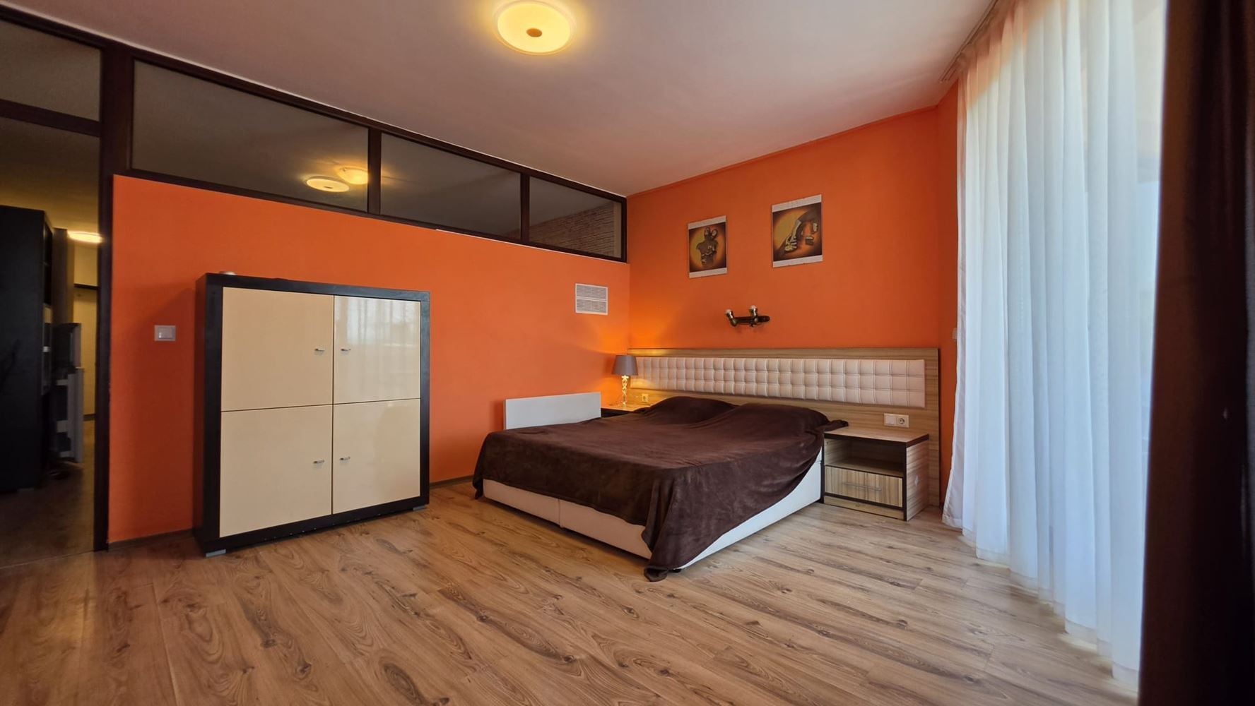 Apartmán s jednou ložnicí a výhledem na moře ve Sveti Vlas – 200 metrů od pláže