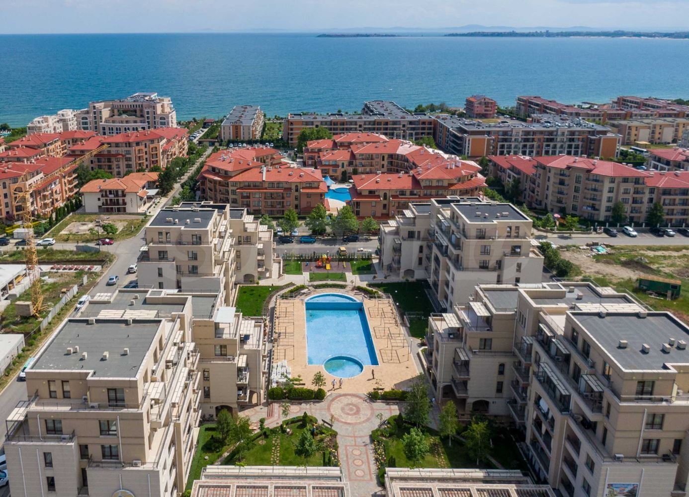 Atraktivní apartmán s jednou ložnicí s výhledem na moře a hory ve Svatém Vlasu