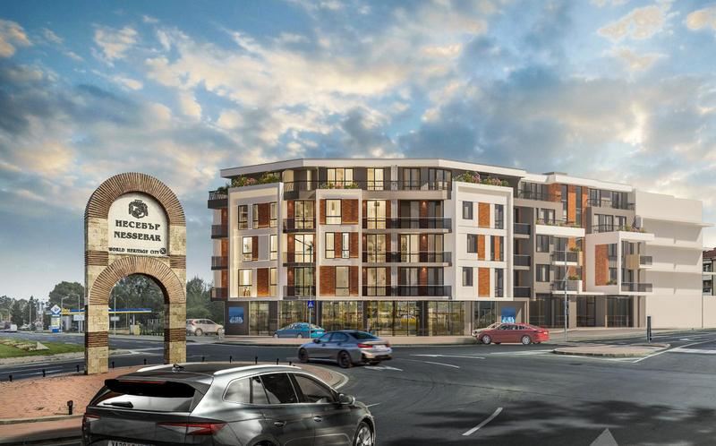 Apartmán s jednou ložnicí ve čtvrti Cherno More 1, Nesebar – bez poplatku za údržbu