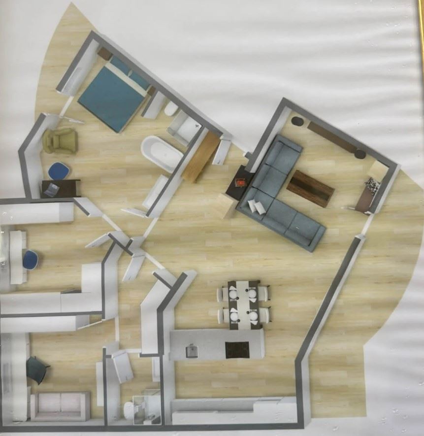 Apartmán se dvěma ložnicemi v prestižním uzavřeném komplexu ve Svatém Vlasu – první linie komfortu a přírody