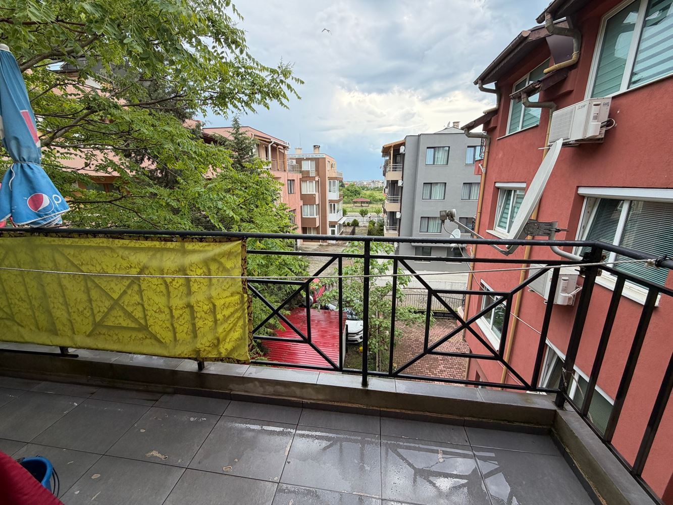Prostorné plně zařízené studio ve čtvrti Černé moře, Nesebar