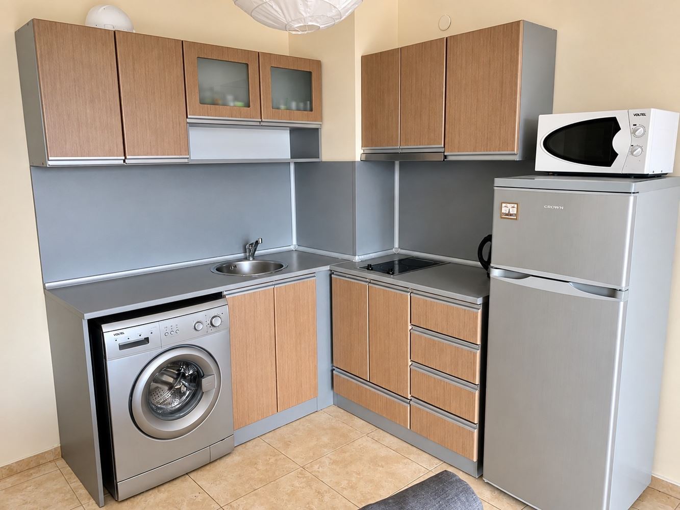 Prostorný apartmán se dvěma ložnicemi a výhledem do přírody v Nesebaru