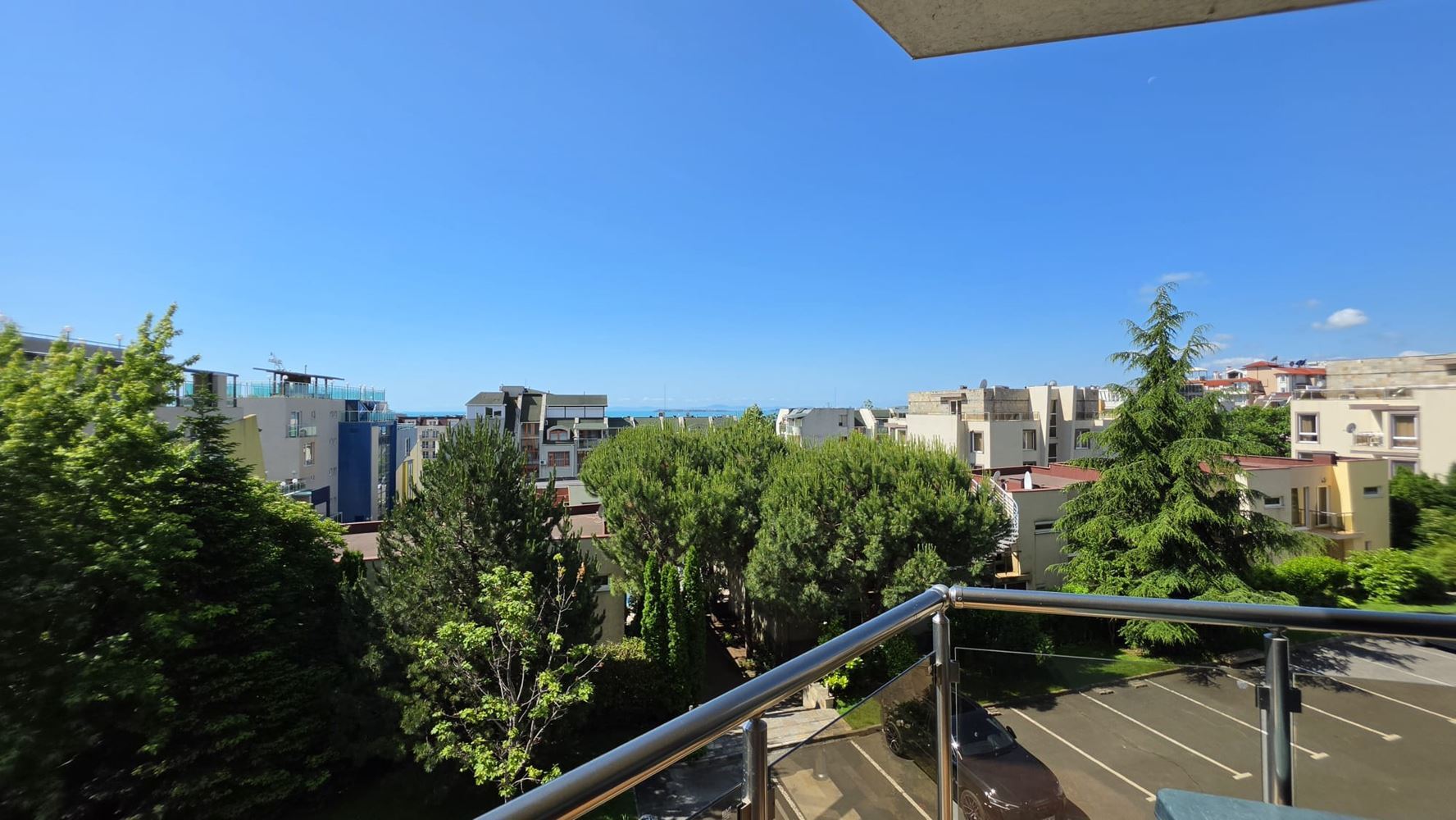 Apartmán s jednou ložnicí a výhledem na moře ve Sveti Vlas – 200 metrů od pláže