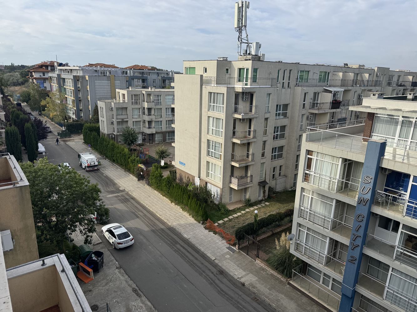 Apartmán s jednou ložnicí a panoramatickým výhledem v srdci Slunečného pobřeží