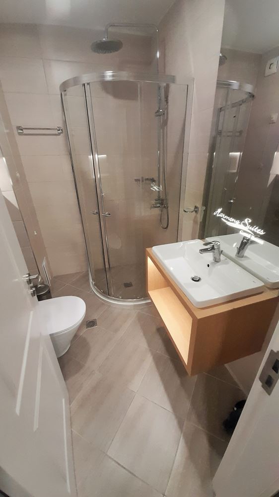 Apartmán s jednou ložnicí a výhledem na bazén v komplexu s působivou infrastrukturou ve Slunečném pobřeží