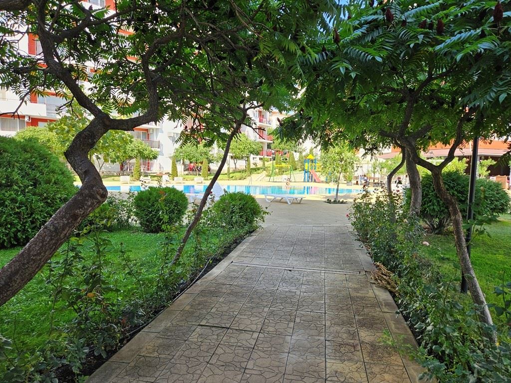 Sveti Vlas, první řada u moře – panoramatický byt s jednou ložnicí s výhledem na moře z každého pokoje