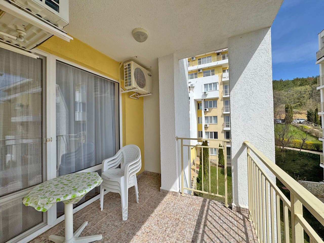 Apartmán s jednou ložnicí s výhledem na moře a bazén v prestižním komplexu ve Sveti Vlas