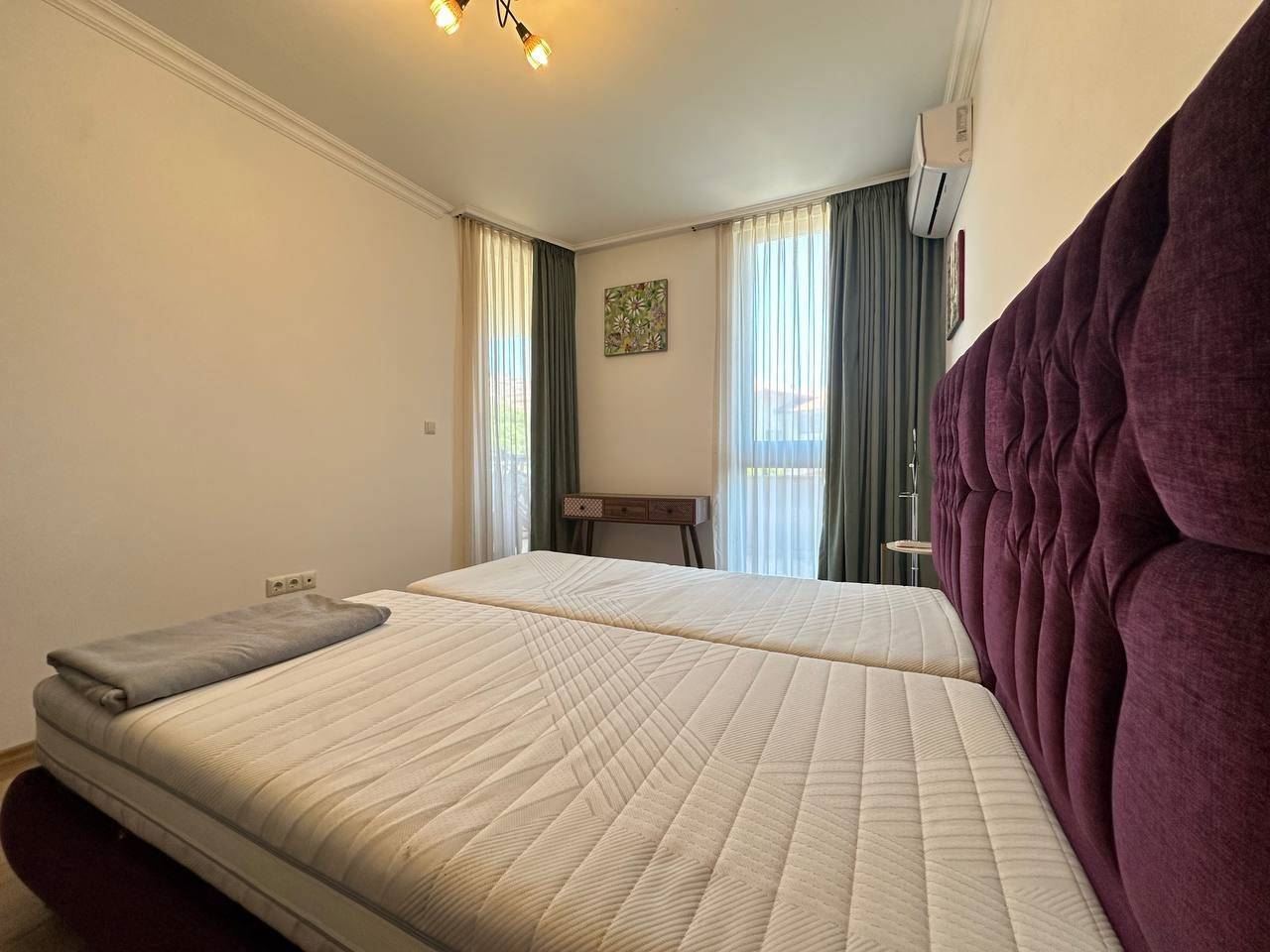Apartmán se dvěma ložnicemi a výhledem na moře 200 m od pláže ve Sveti Vlas