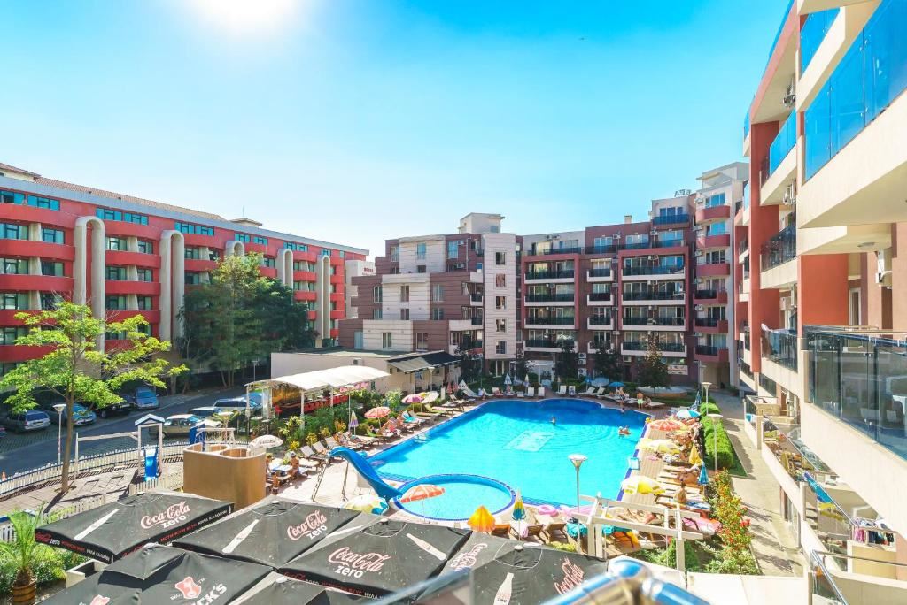Stylový dvoupokojový apartmán jen pár metrů od pláže v letovisku Slunečné pobřeží