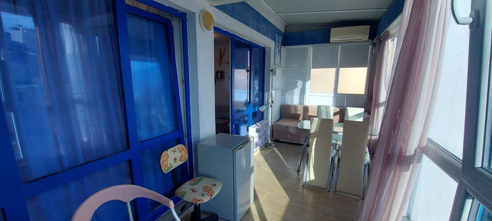 Pomorie – Apartmán se dvěma ložnicemi a výhledem na moře v komplexu s bazénem a parkováním