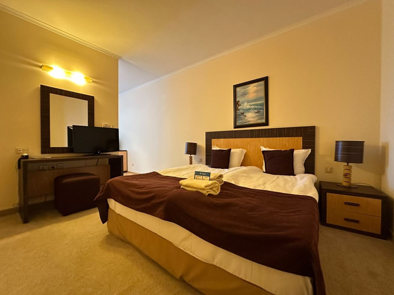 Apartmán s působivým panoramatickým výhledem na moře v první linii v Sunny Beach