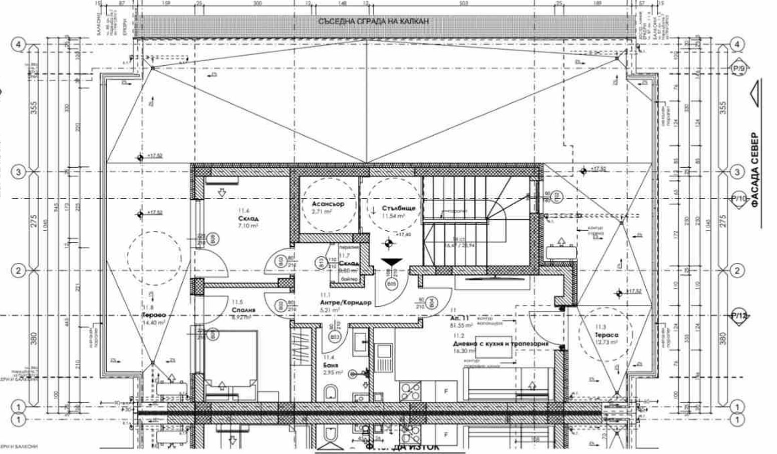 Panoramatický byt nad městem – prostorný byt s jednou ložnicí, dvěma terasami a pocitem svobody