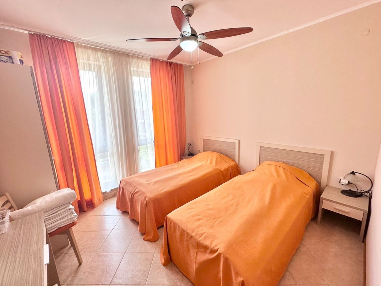 Prostorný byt se dvěma ložnicemi a vynikající infrastrukturou v Sunny Beach