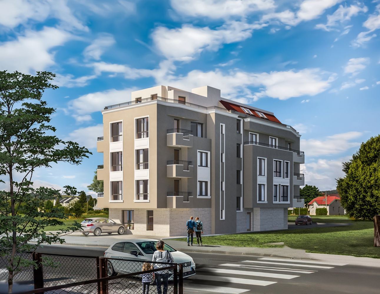 Nový byt s jednou ložnicí v Sarafovu s jižní orientací a bez poplatku za údržbu
