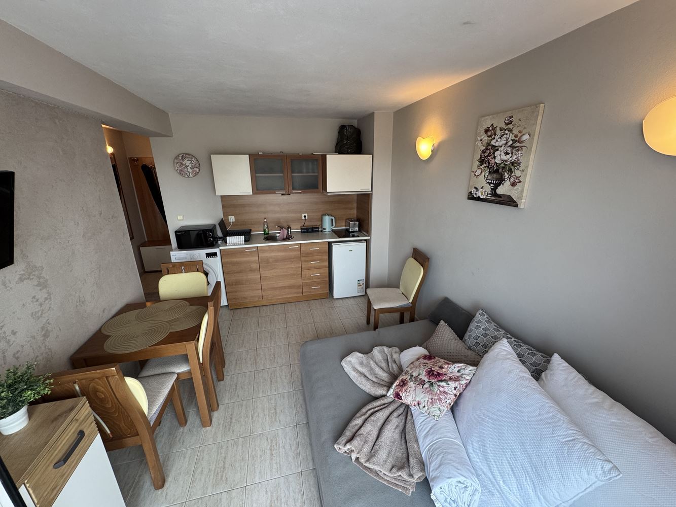 Apartmán s jednou ložnicí a panoramatickým výhledem v srdci Slunečného pobřeží